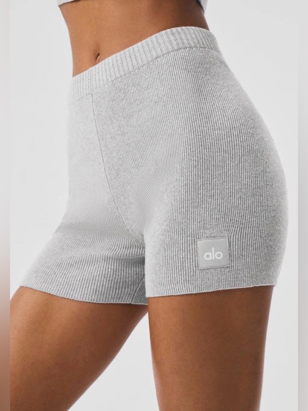 Alo Scholar Knit High-Waist Short, womens small, NWT ($98)! - Picture 2 of 7